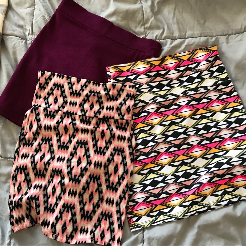 3 bodycon skirts for $7! NWT!